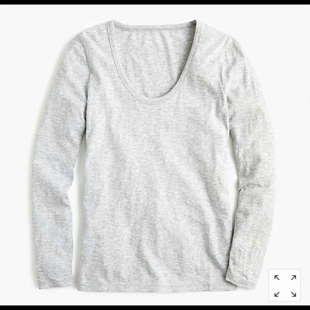 NWT J.Crew Vintage Cotton Long Sleeve T-Shirt, L